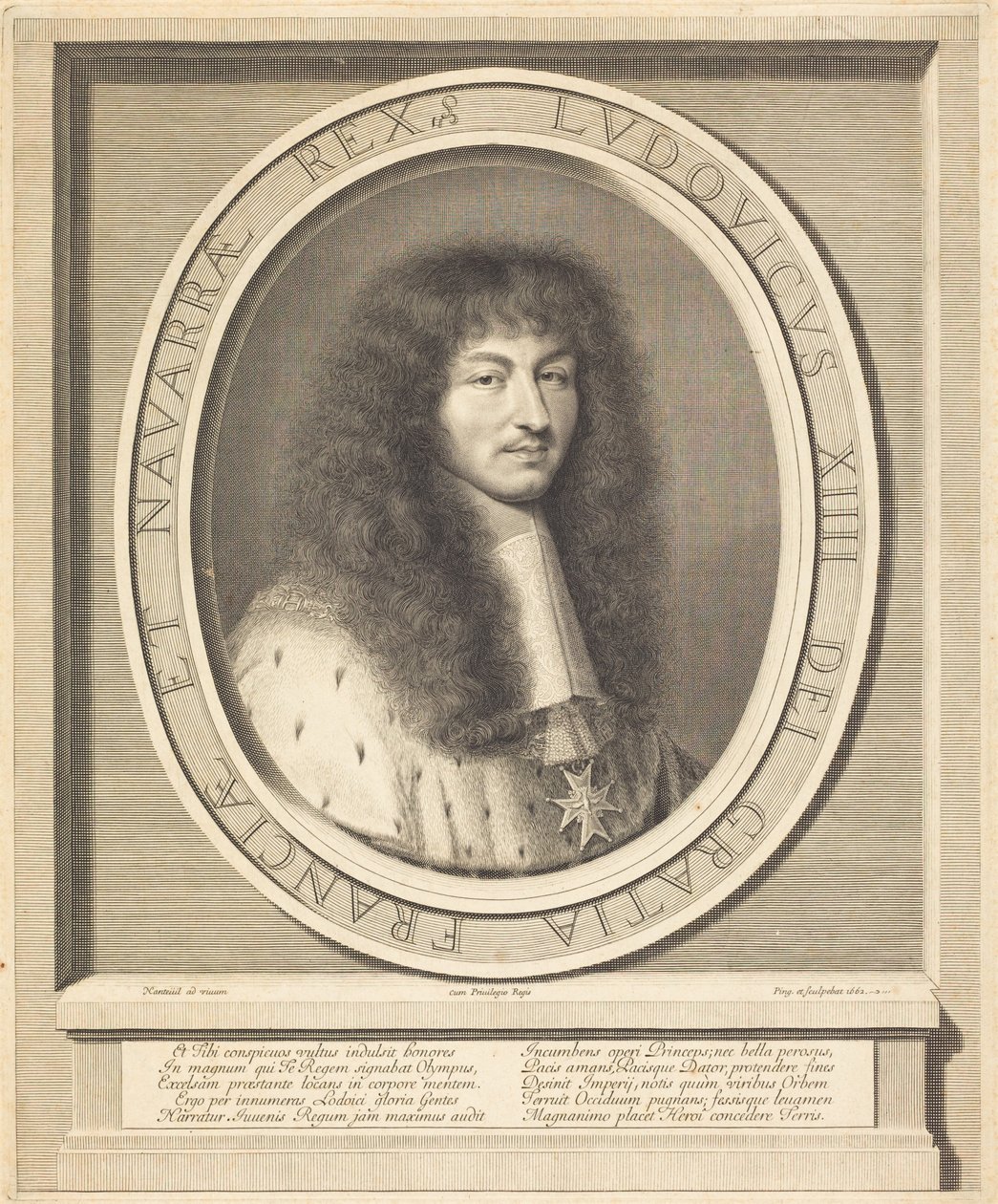 Lodewijk XIV door Robert Nanteuil