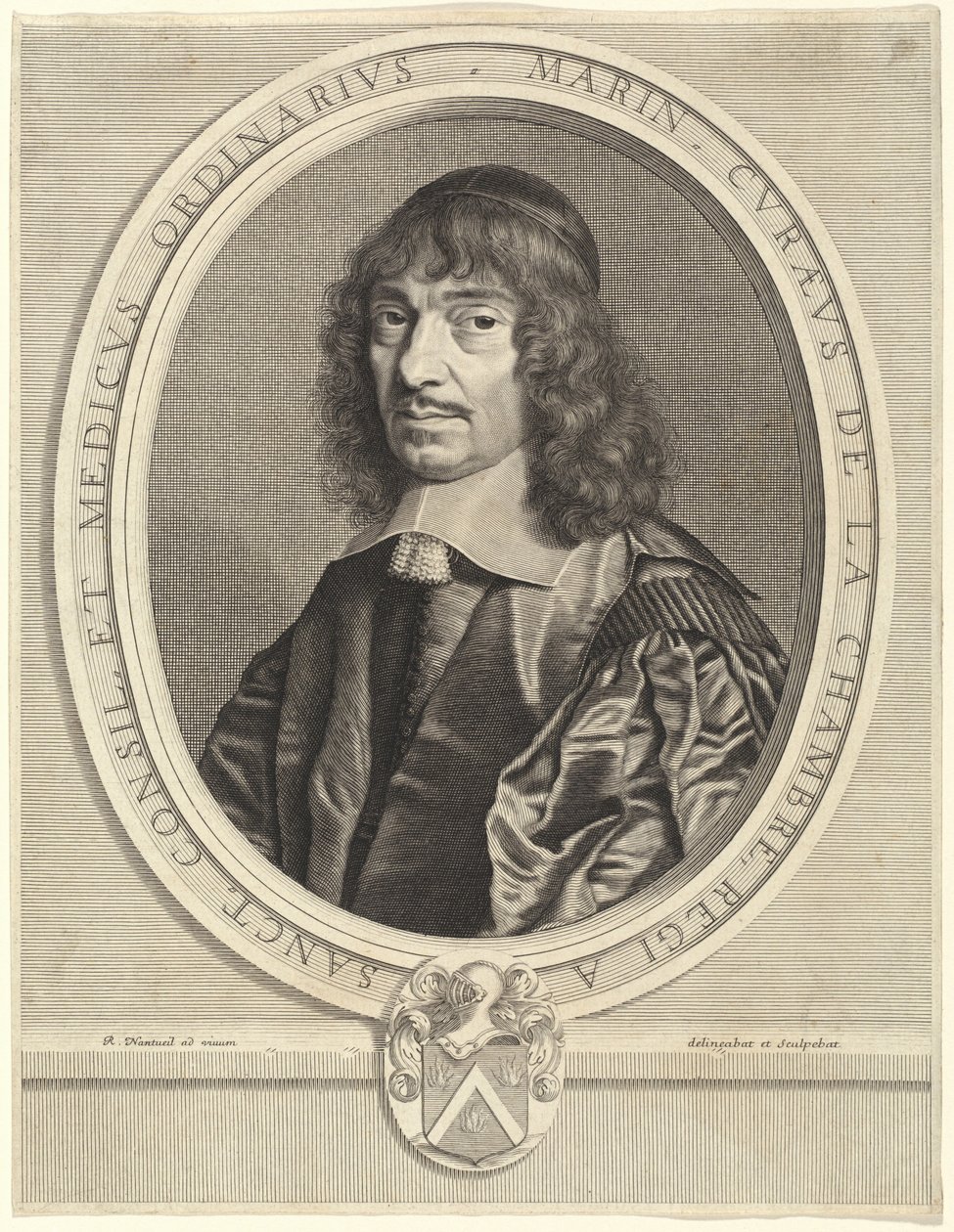 Marin Cureau de la Chambre door Robert Nanteuil
