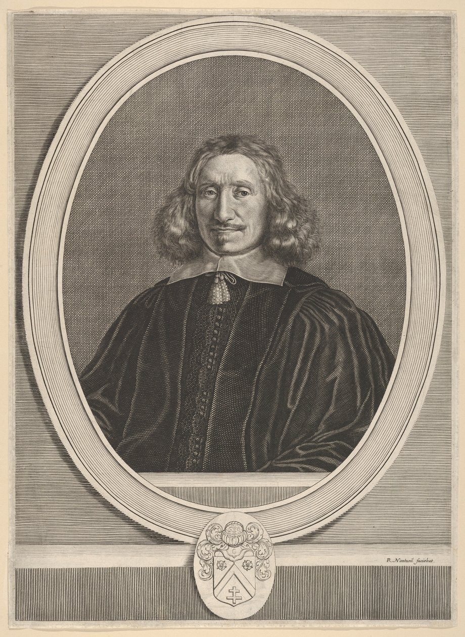 Michel Larcher, ca. 1648-49 door Robert Nanteuil