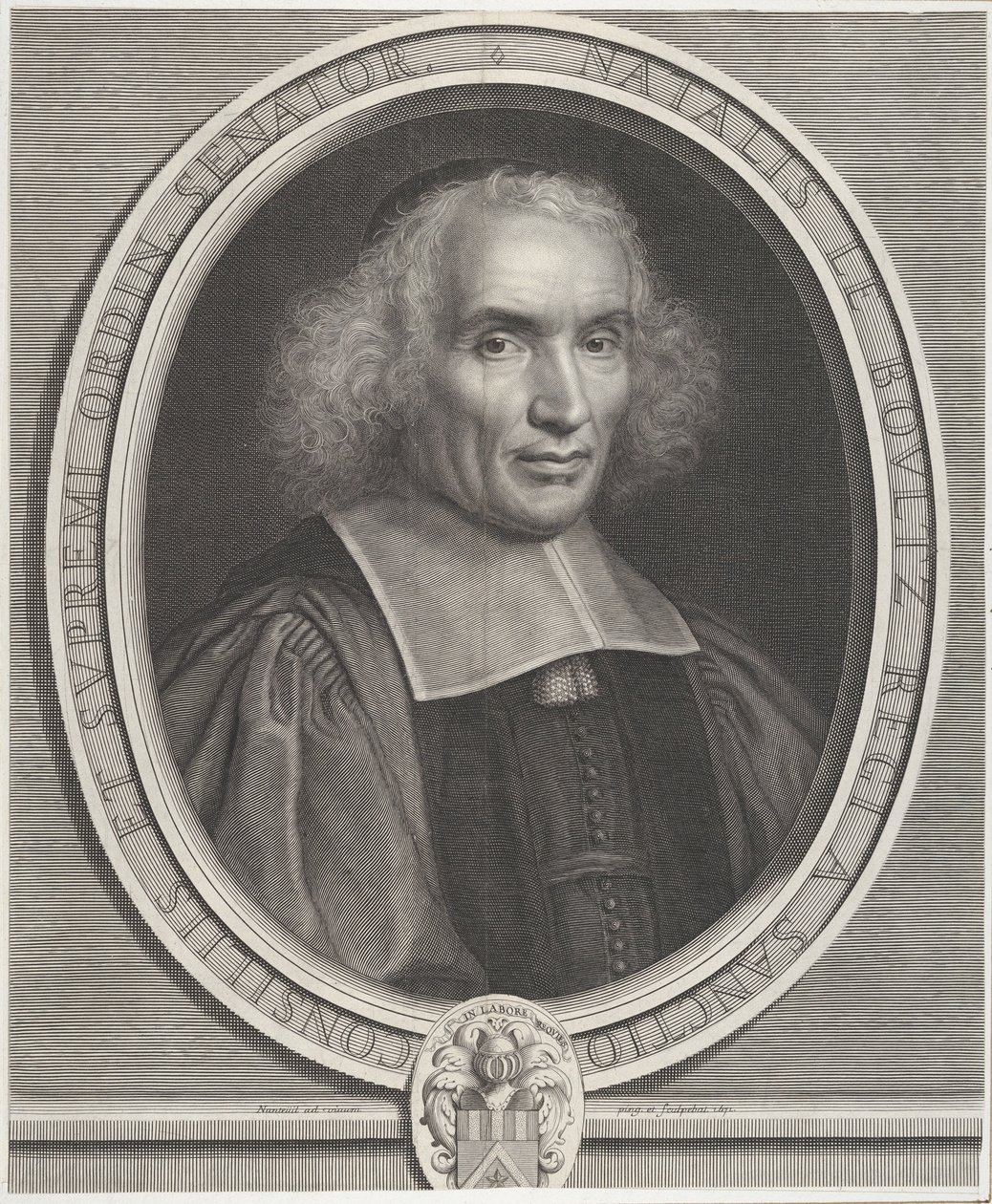Noël Le Boultz, ca. 1671 door Robert Nanteuil