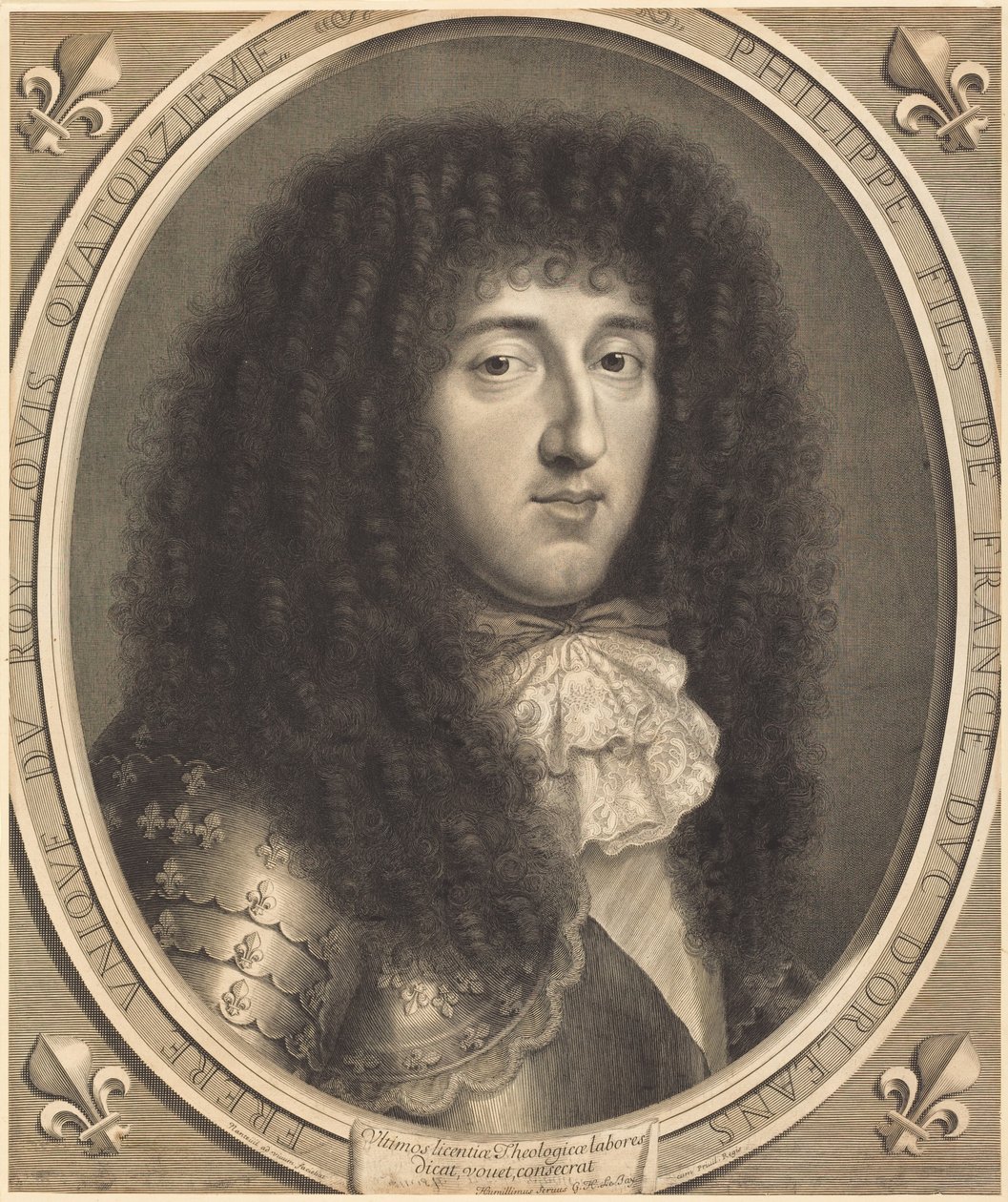 Philippe, hertog van Orléans door Robert Nanteuil