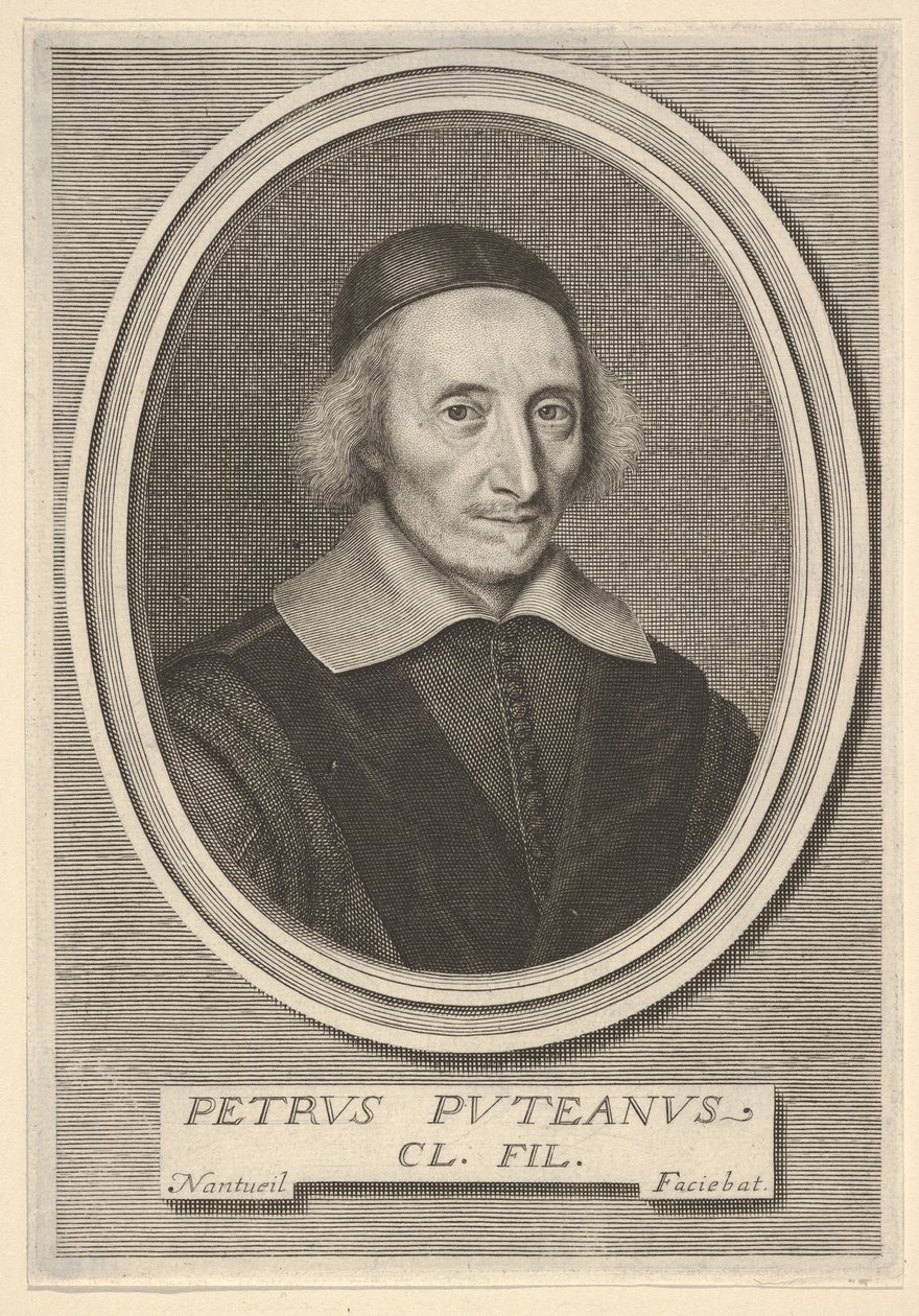 Pierre Dupuy, ca. 1651 door Robert Nanteuil