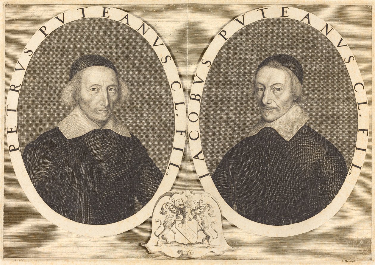 Pierre en Jacques Dupuy door Robert Nanteuil