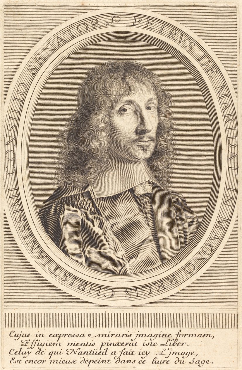 Pierre de Maridat door Robert Nanteuil