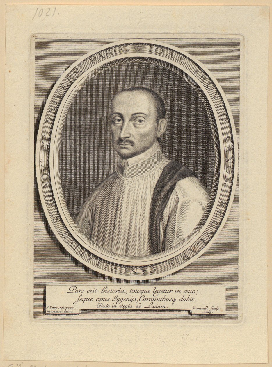 Portret van Jean Fronteau door Robert Nanteuil