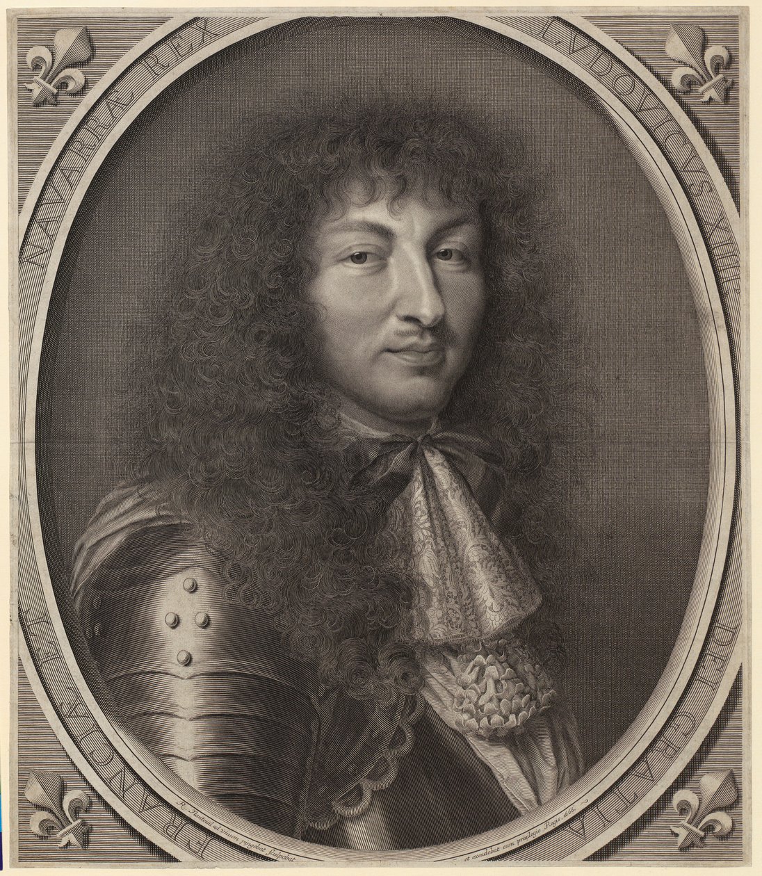 Portret van Lodewijk XIV door Robert Nanteuil