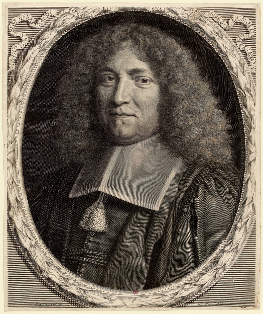 Portret van Louis Boucherat, kanselier van Frankrijk door Robert Nanteuil