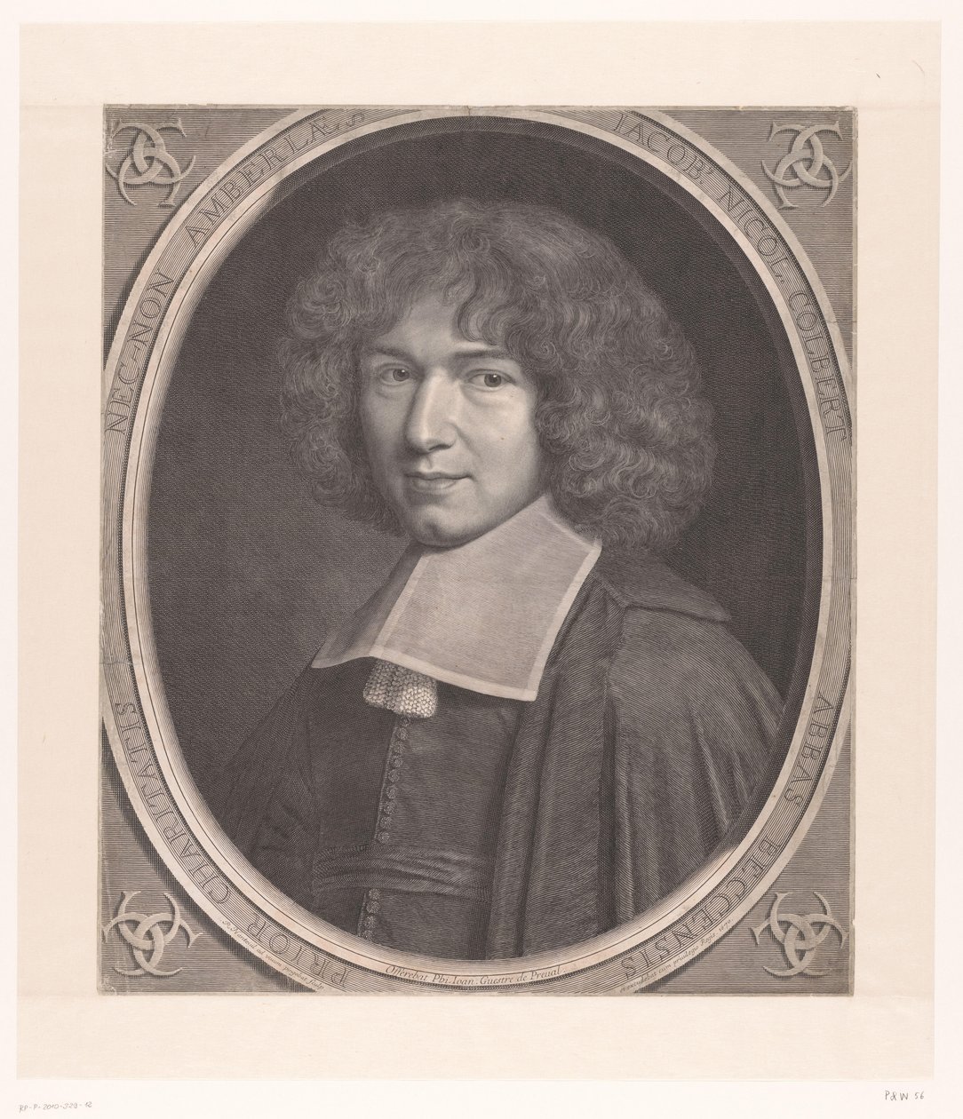 Portret van Jacques-Nicolas Colbert door Robert Nanteuil