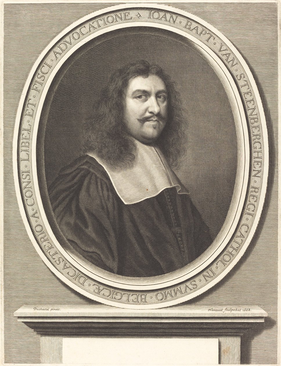 Jean-Baptiste van Steenberghen door Robert Nanteuil after François Duchatel