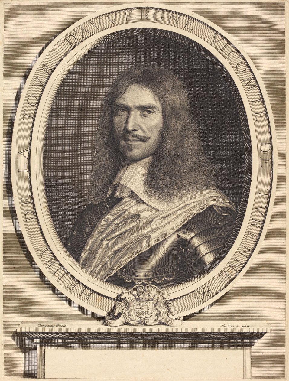 Marechal de Turenne door Robert Nanteuil after Philippe de Champaigne