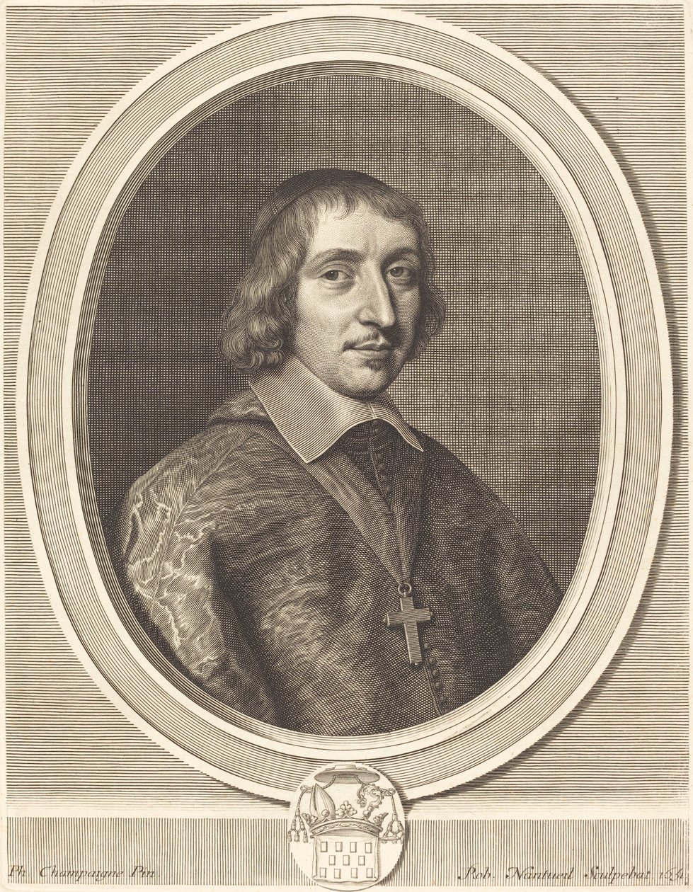 Philibert-Emmanuel de Beaumanoir Lavardin door Robert Nanteuil after Philippe de Champaigne