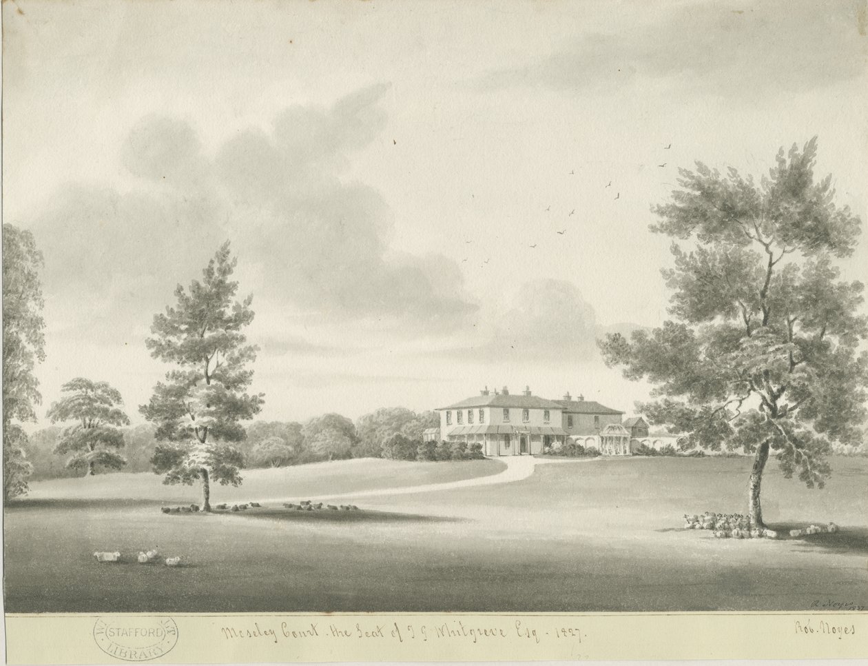 Moseley Court door Robert Noyes