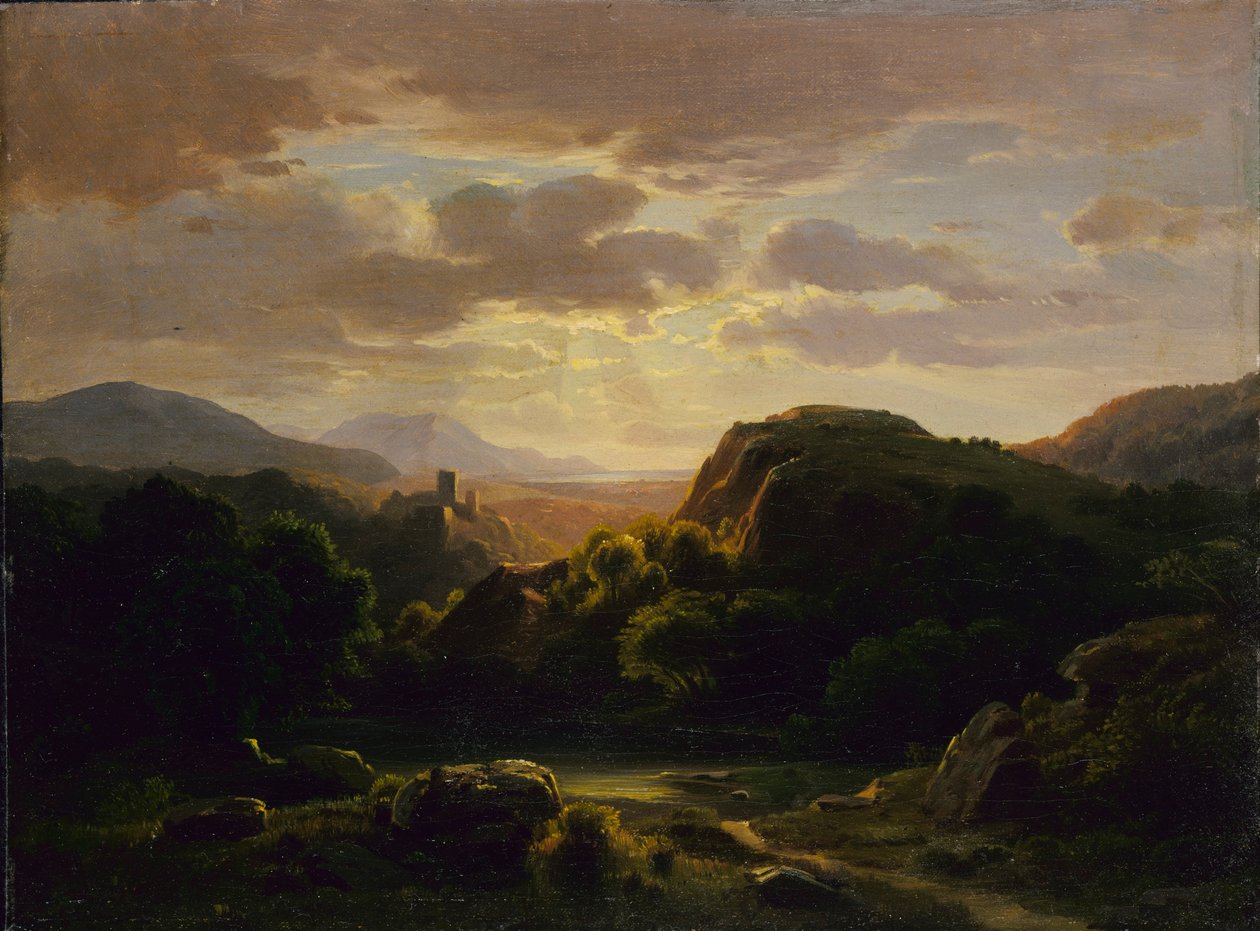 Herinneringen aan een scène in de buurt van Auerbach door Robert S. Duncanson