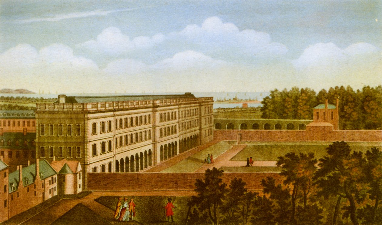 De Bibliotheek van Trinity College, Dublin door Robert Sayer