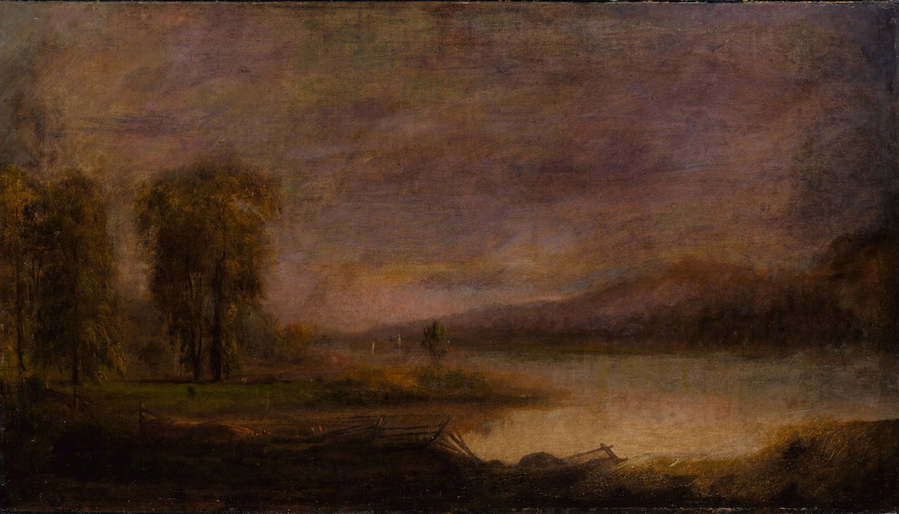 Landschap met Meer door Robert Seldon Duncanson
