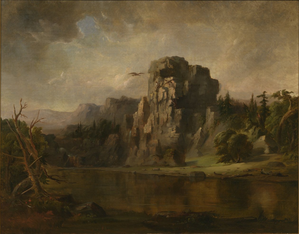Het adelaarsnest beroven door Robert Seldon Duncanson
