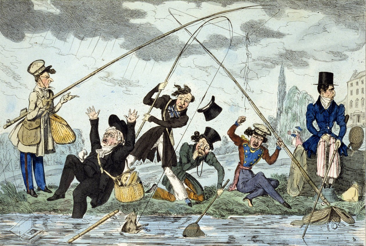 Waltonising of Groenland visser, c.1830 door Robert Seymour