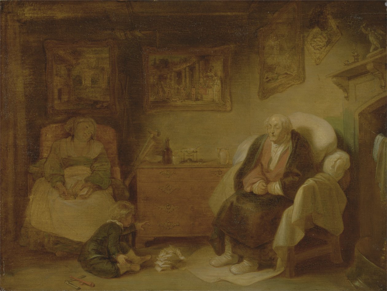 De Zeven Leeftijden van de Mens: Tweede Kinderachtigheid, Act II, scene vii uit 