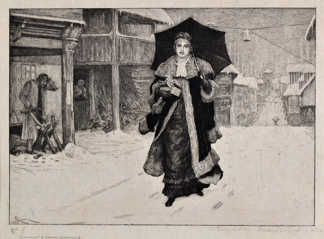 Kerst Ochtend door Robert Walker Macbeth