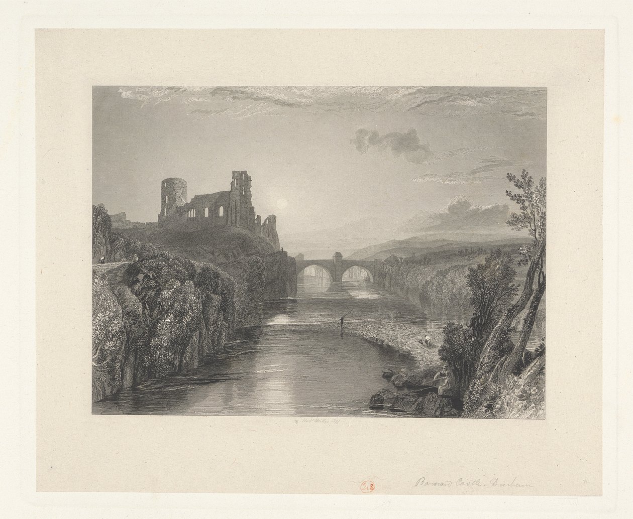 Barnard Kasteel, Durham door Robert Wallis