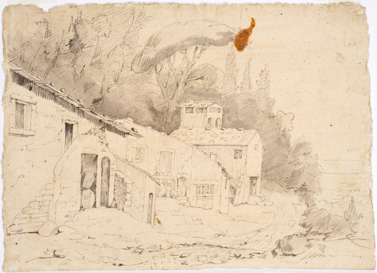 Italiaanse boerderij door Robert Wilhelm Ekman