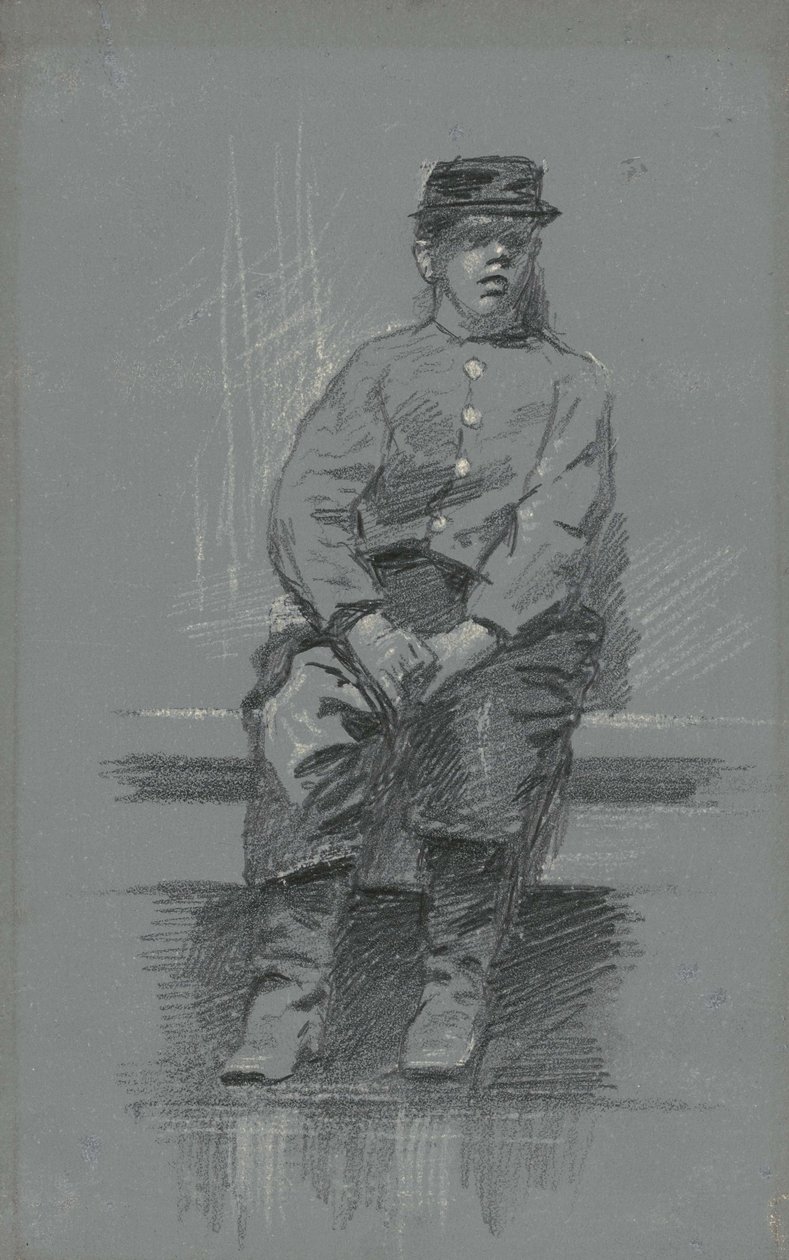 De Cadet, ca. 1895 door Robert William Vonnoh