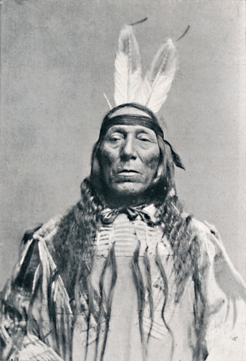 Vooraanzicht van een Sioux Indiaan, 1912 door Robert Wilson Shufeldt