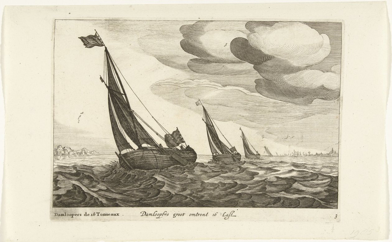 Damloopers door Robert de Baudous (possibly)
