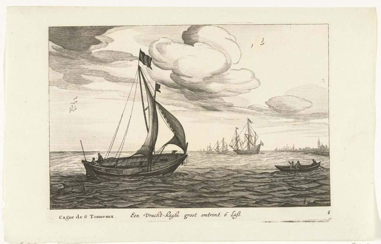 Vrachtkagen door Robert de Baudous (possibly)