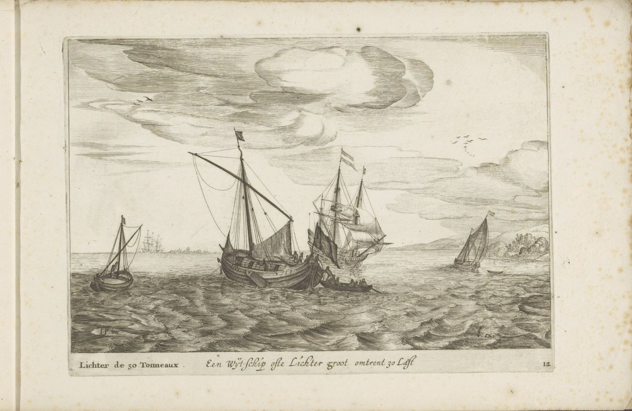 Wijdschip of lichter door Robert de Baudous (possibly)
