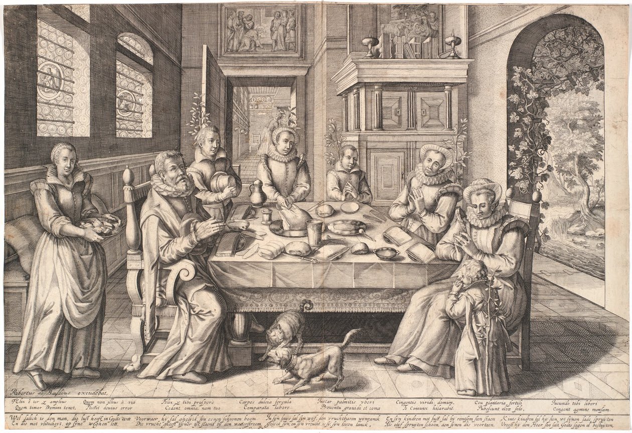 Tafelgebed door Robert de Baudous