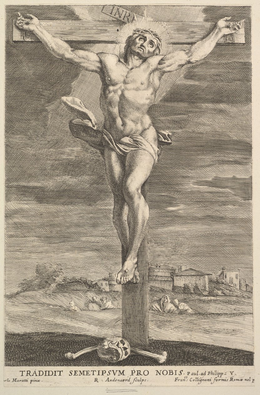 Kruisiging, 1670-90 door Robert van Audenaerde