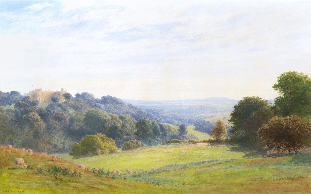 Chirk Castle, Clwyd door Roberto Angelo Kittermaster Marshall