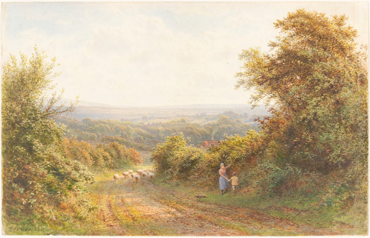 Squirrel Lane, nabij Magham Down, Sussex door Roberto Angelo Kittermaster Marshall