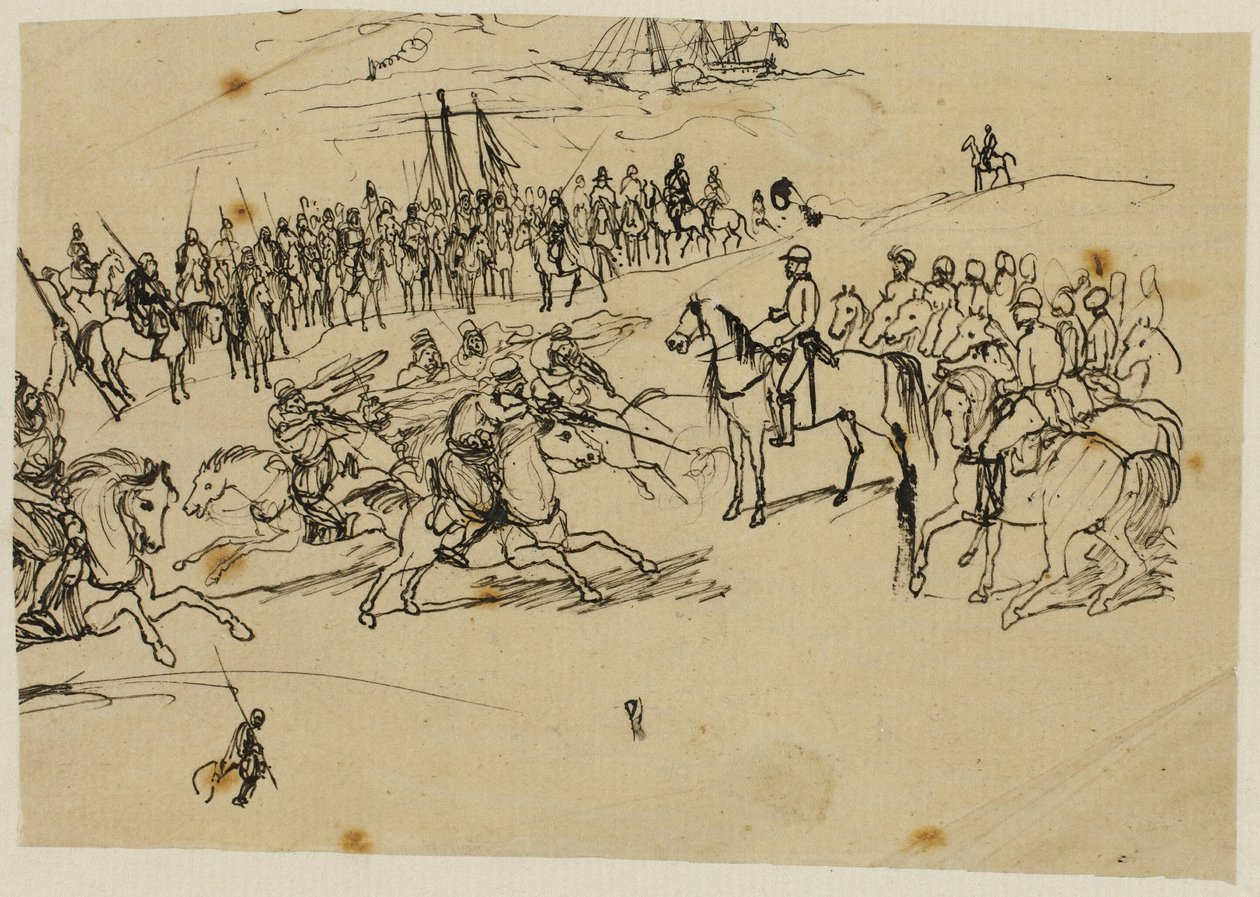 Arabische fantasie door Rodolphe Bresdin
