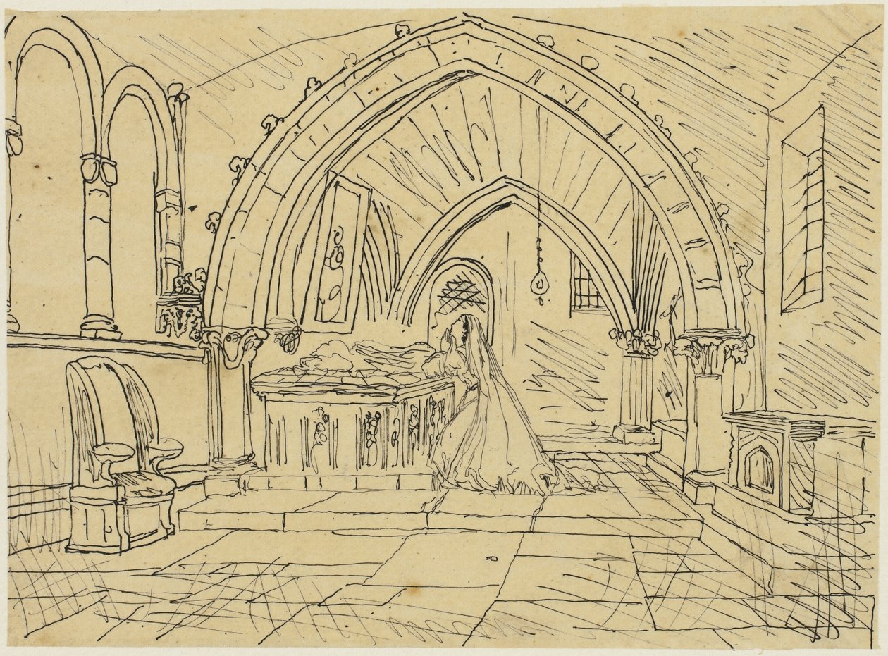 Gebed door Rodolphe Bresdin
