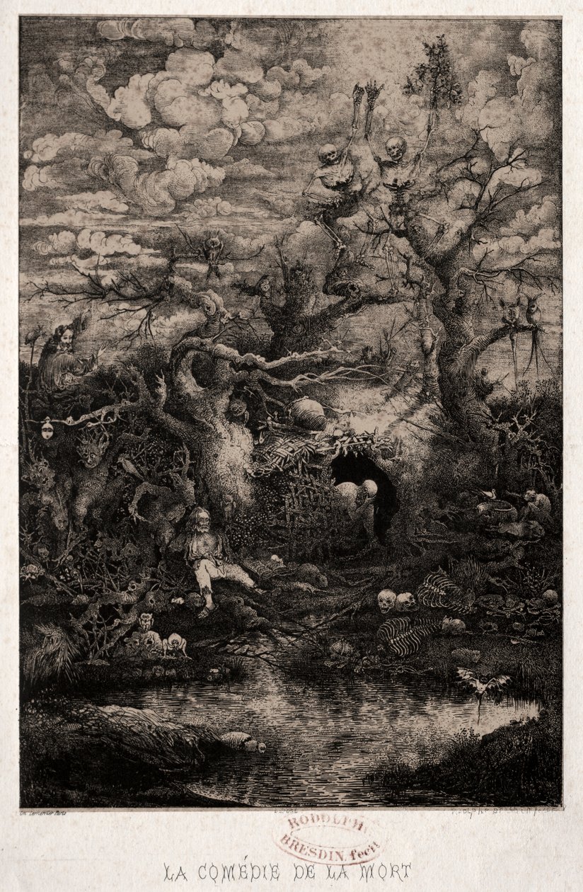 De Komedie van de Dood door Rodolphe Bresdin