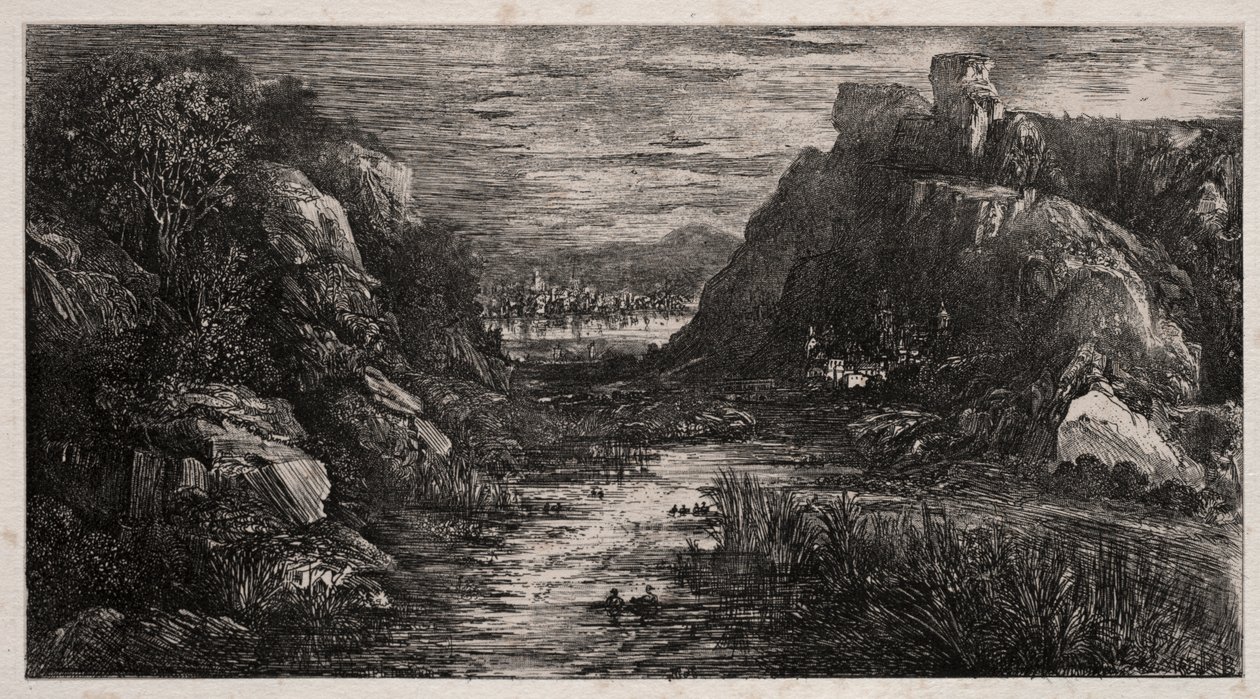 De verre stad door Rodolphe Bresdin