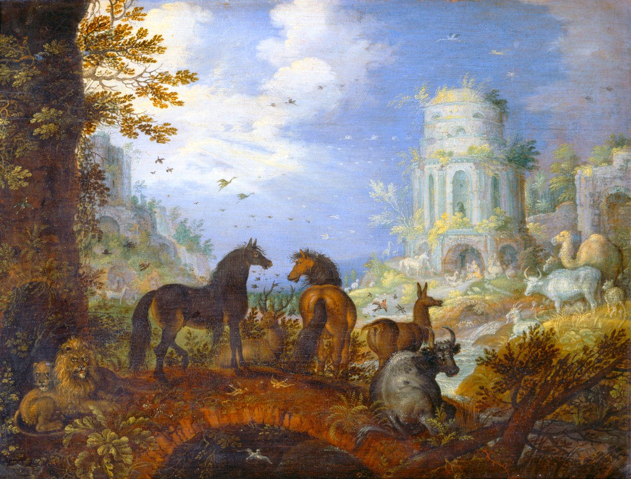 Charmante weesdieren ... door Roelandt Jacobsz. Savery