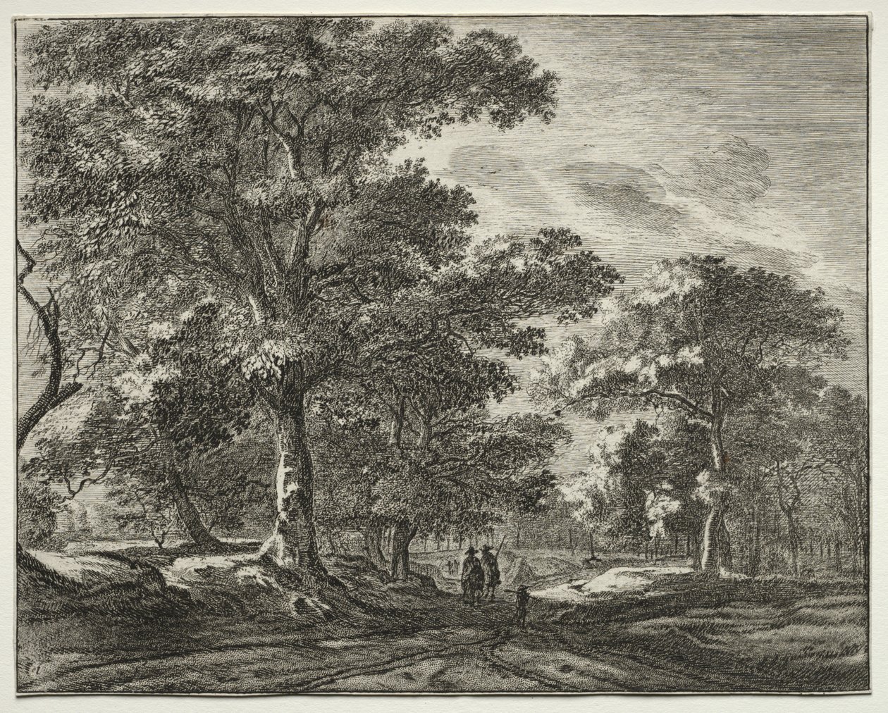 Zes gezichten in het Haagse bos (serie) door Roelant Roghman