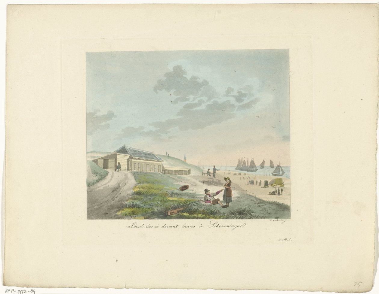 Strand bij Scheveningen door Roelof van der Meulen