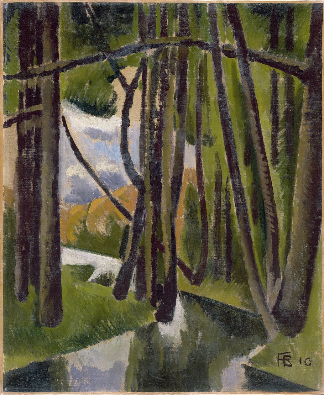 Onderhout, 1910 door Roger de La Fresnaye