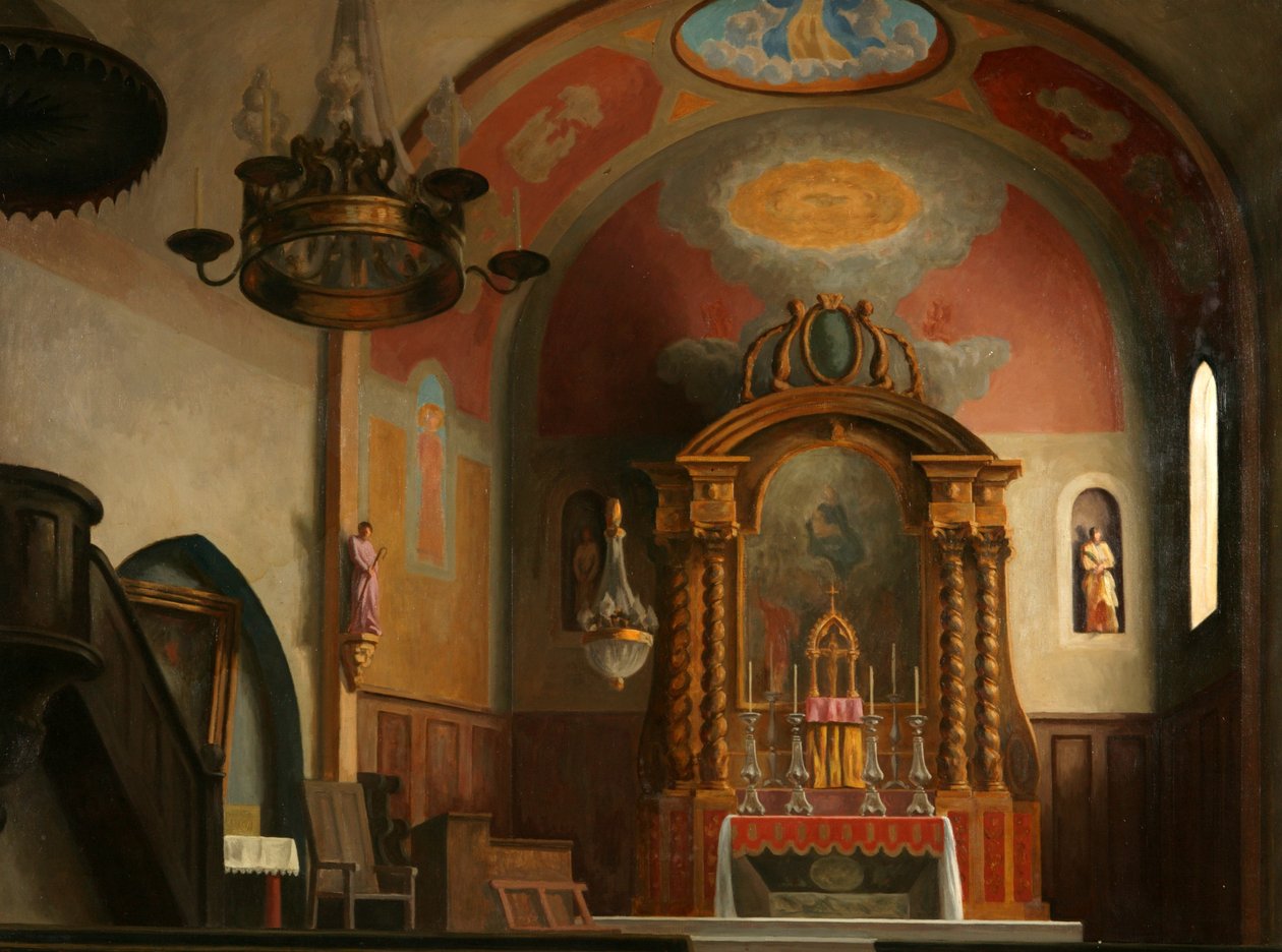 De Kerk van Ramatuelle door Roger Eliot Fry