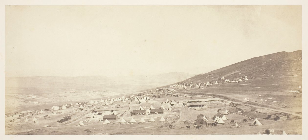 Kamp van de 4th Light Dragoons, Officierskwartier door Roger Fenton