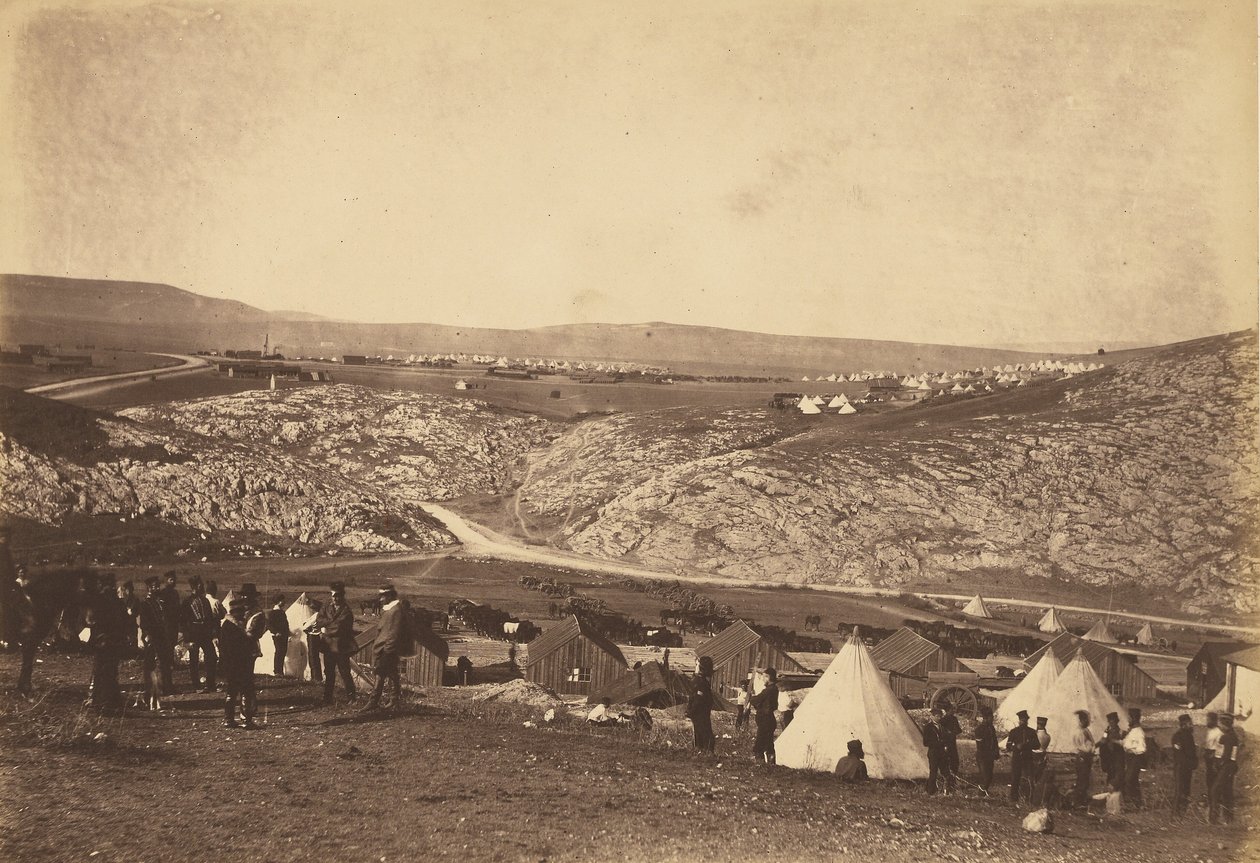 Kampement van de Artillerie door Roger Fenton