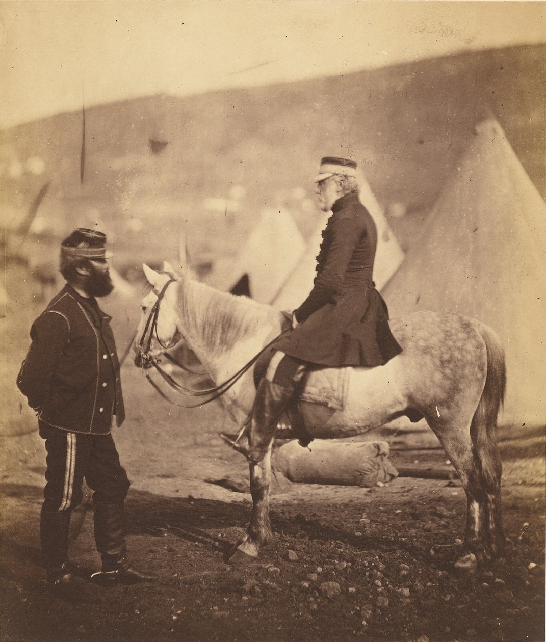Luitenant-generaal de Eervolle Heer J.Y. Scarlett, K.C.B. door Roger Fenton