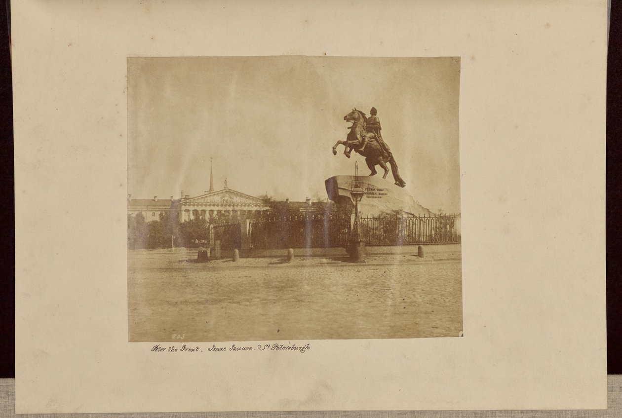 Peter de Grote, Isaac-plein, St. Petersburgh [sic] door Roger Fenton