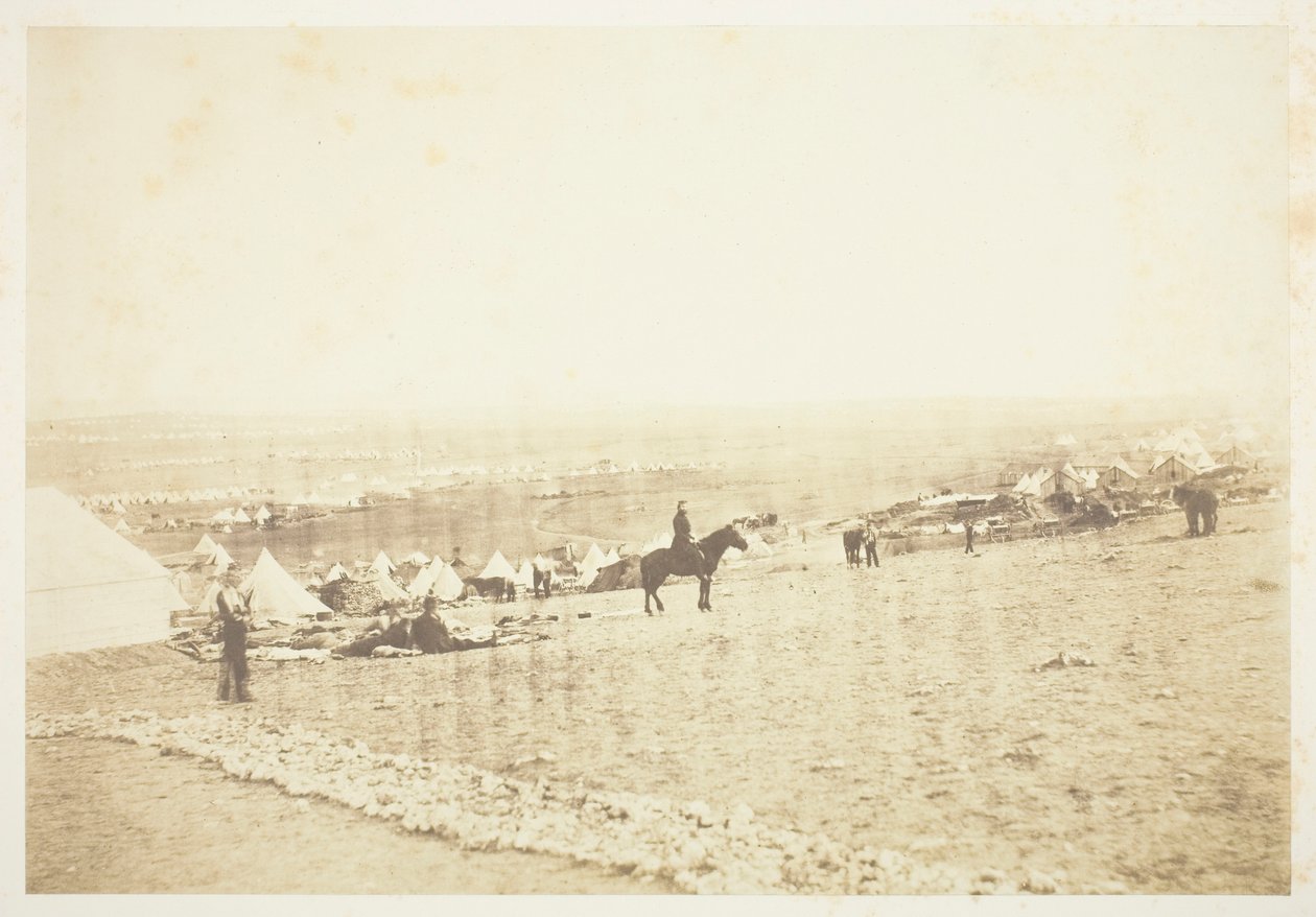 Plateau van Sebastopol door Roger Fenton