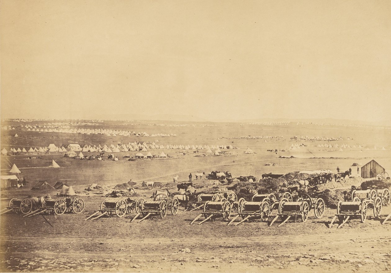 Plateau van Sebastopol III door Roger Fenton