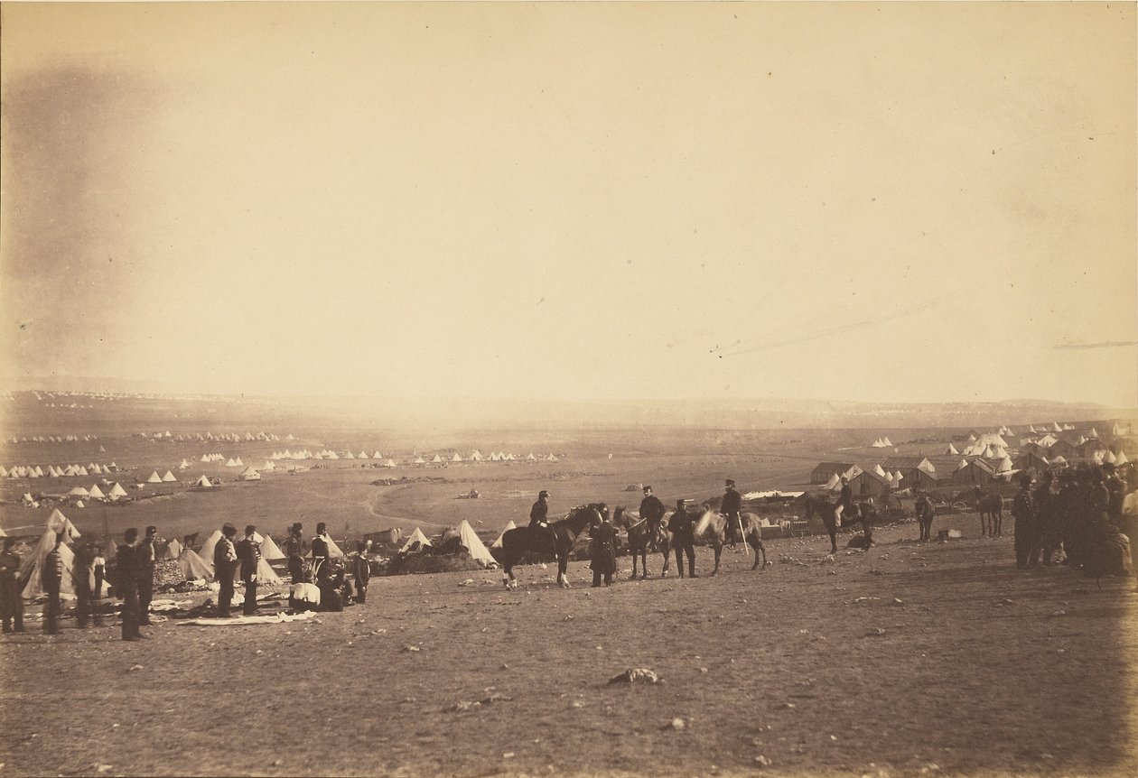Plateau van Sebastopol IV door Roger Fenton